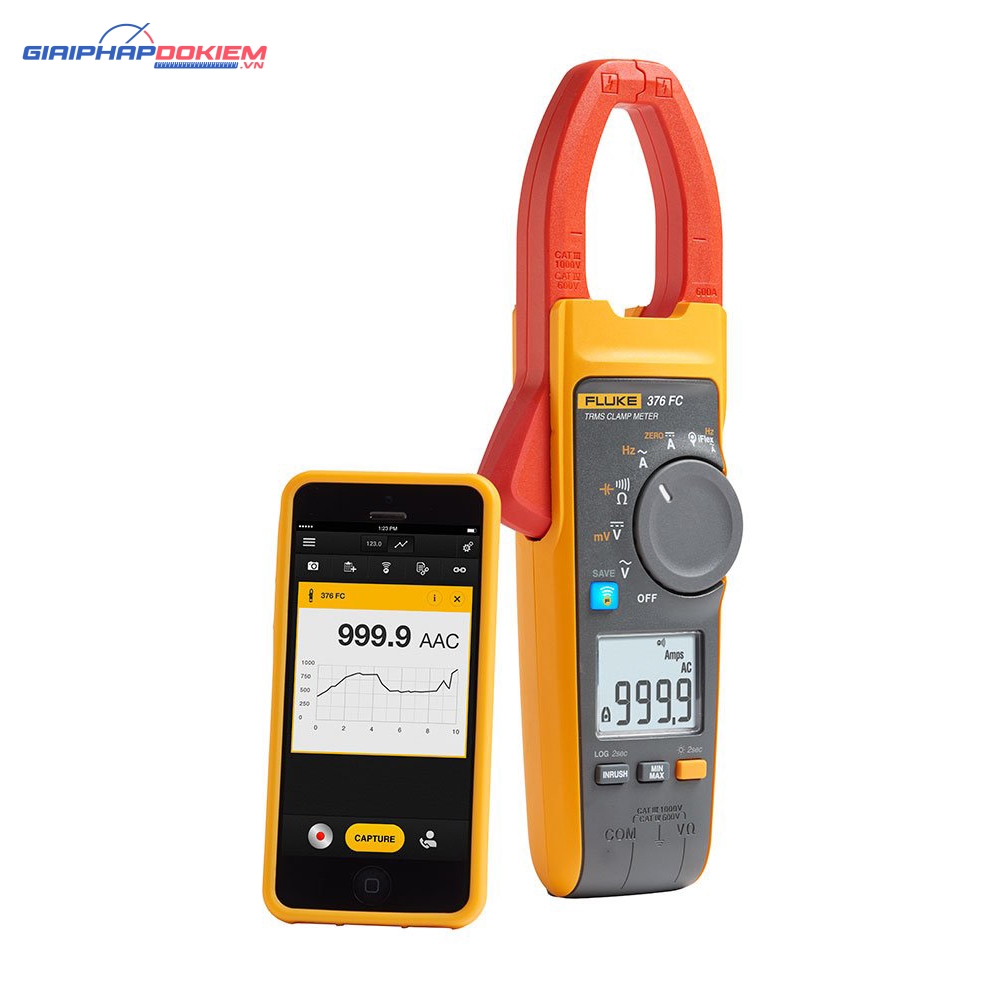 Ampe kìm đo dòng AC/DC FLUKE 376 FC (2500A) 13 Ampe kìm đo dòng AC/DC FLUKE 376 FC (2500A)