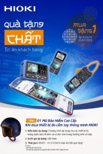 Chương trình: Quà tặng "Chất" tri ân khách hàng khi mua thiết bị Hioki 2023 2 Chương trình: Quà tặng "Chất" tri ân khách hàng khi mua thiết bị Hioki 2023