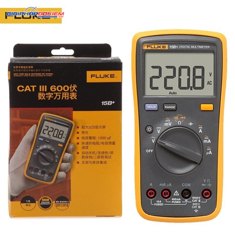 Đồng hồ vạn năng FLUKE 15B+ 19 Đồng hồ vạn năng FLUKE 15B+