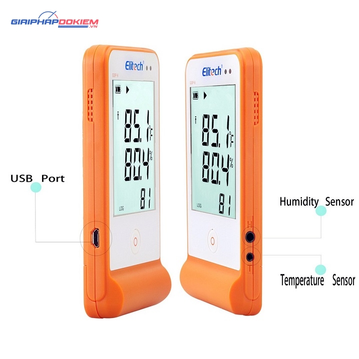 Nhiệt ẩm kế tự ghi Elitech GSP-6 (Ghi 16000 điểm) 5 Nhiệt ẩm kế tự ghi Elitech GSP-6 (Ghi 16000 điểm)