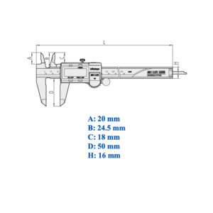 Thước cặp điện tử MITUTOYO 500-197-30