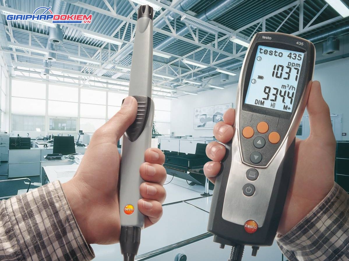 Tìm hiểu về thương hiệu Testo Đức - Hãng sản xuất thiết bị đo lường nổi tiếng trên thế giới 9 Máy đo đa năng Testo 435-4