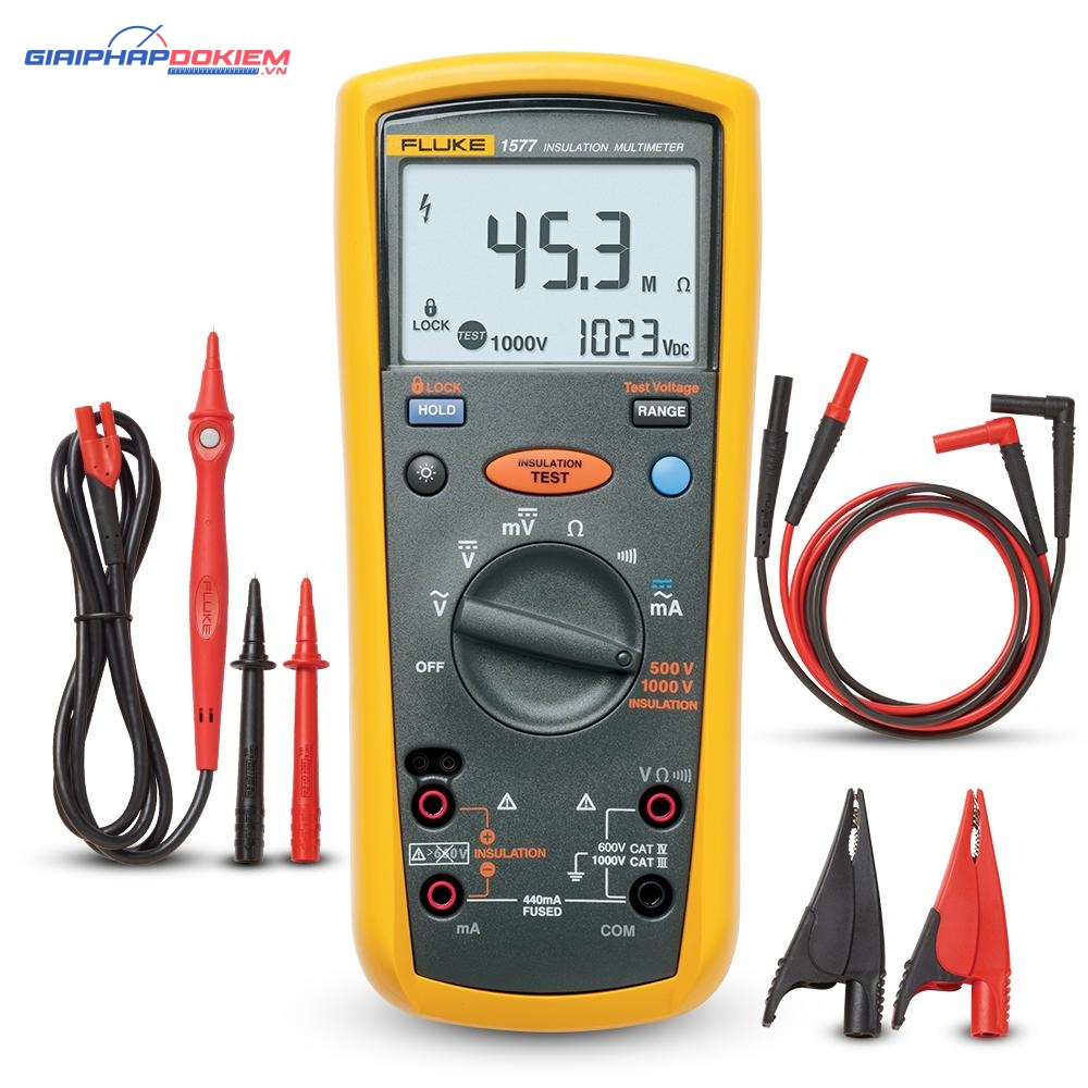 Máy đo điện trở cách điện đa năng FLUKE 1577 (600 MΩ, 1000V) 34 Máy đo điện trở cách điện đa năng FLUKE 1577 (600 MΩ, 1000V)