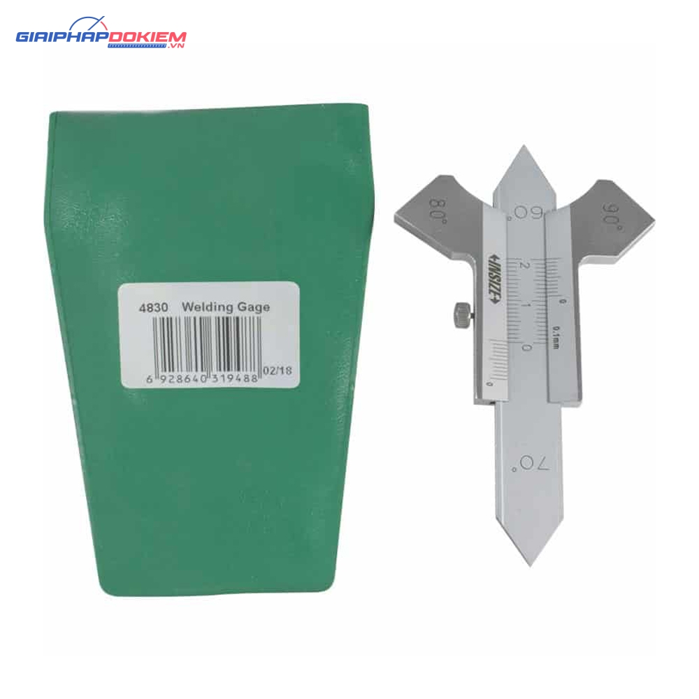 Thước đo mối hàn INSIZE 4830 (0-8mm; 0-20mm; 60°, 70°, 80°, 90°) 3 Thước đo mối hàn INSIZE 4830 (0-8mm; 0-20mm; 60°, 70°, 80°, 90°)