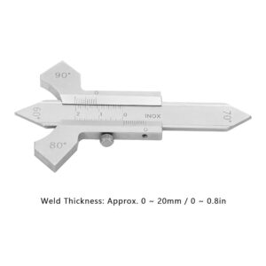 Thước đo mối hàn INSIZE 4830 (0-8mm; 0-20mm; 60°, 70°, 80°, 90°) 6 Thước đo mối hàn INSIZE 4830 (0-8mm; 0-20mm; 60°, 70°, 80°, 90°)