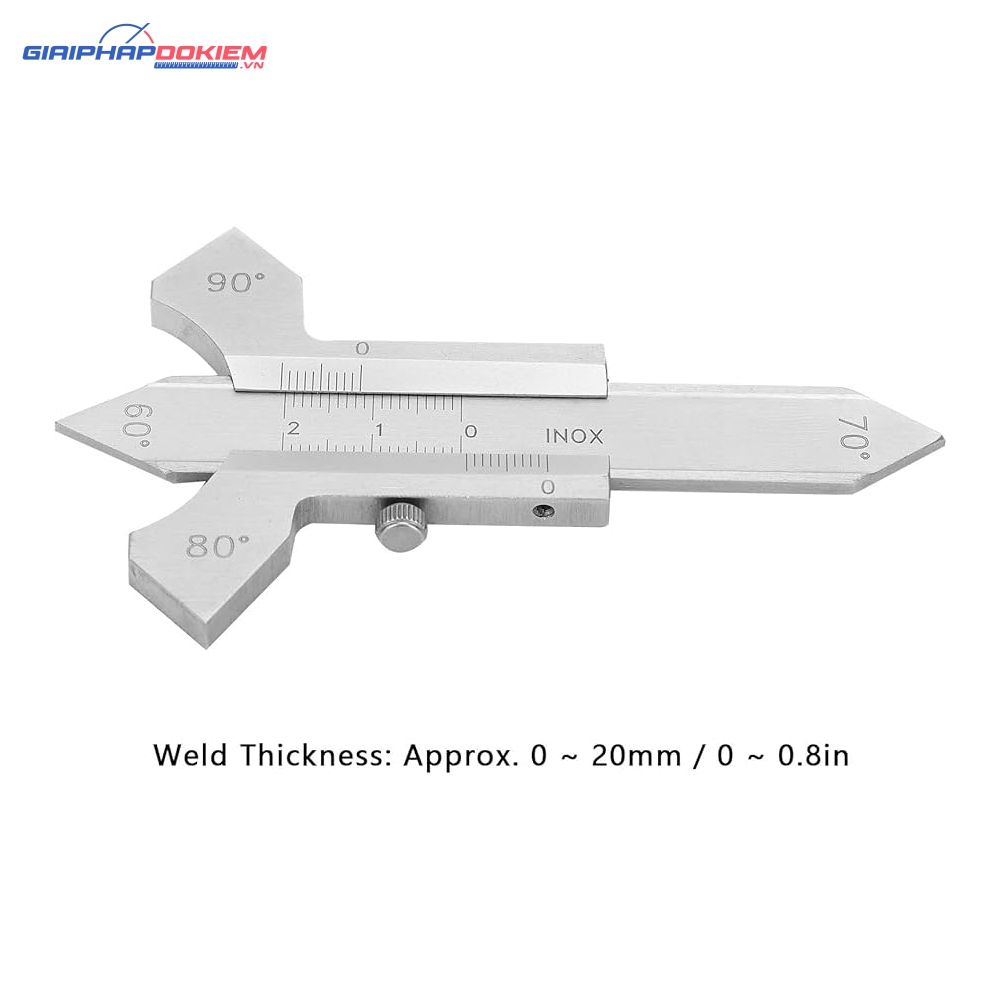 Thước đo mối hàn INSIZE 4830 (0-8mm; 0-20mm; 60°, 70°, 80°, 90°) 4 Thước đo mối hàn INSIZE 4830 (0-8mm; 0-20mm; 60°, 70°, 80°, 90°)
