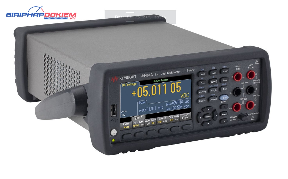 Đồng hồ vạn năng KEYSIGHT 34461A (without GPIB) (6 ½ digit; Không GPIB; 0.0035%) 3 Đồng hồ vạn năng KEYSIGHT 34461A (without GPIB) (6 ½ digit; Không GPIB; 0.0035%)