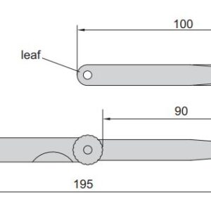 Bộ căn lá INSIZE 4602-28 (0.05-1mm) 8 Bộ căn lá INSIZE 4602-28 (0.05-1mm)