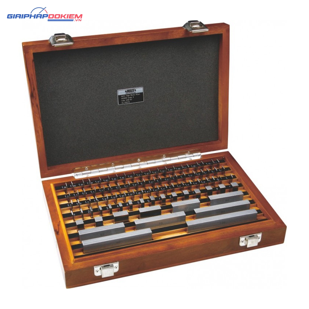 Bộ căn mẫu 47 chi tiết INSIZE 4100-247 (1.005~100mm, grade 2) 2 Bộ căn mẫu 47 chi tiết INSIZE 4100-247 (1.005~100mm, grade 2)