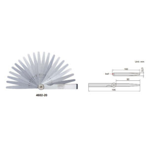 Căn Lá Insize 4602-13A (0.03-0.50mm)