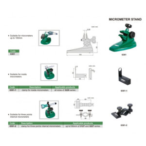 Đế kẹp panme INSIZE 6301 6 Đế kẹp panme INSIZE 6301