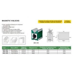 Đế từ khối V - INSIZE 6801-1202 4 Đế từ khối V - INSIZE 6801-1202