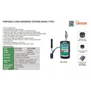 Máy đo độ cứng cầm tay Leeb INSIZE HDT-LP200 5 Máy đo độ cứng cầm tay Leeb INSIZE HDT-LP200