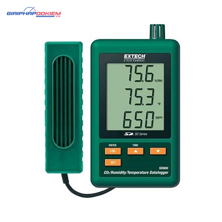 Máy đo khí CO2, nhiệt độ, độ ẩm trong nhà Extech SD800 3 SD800
