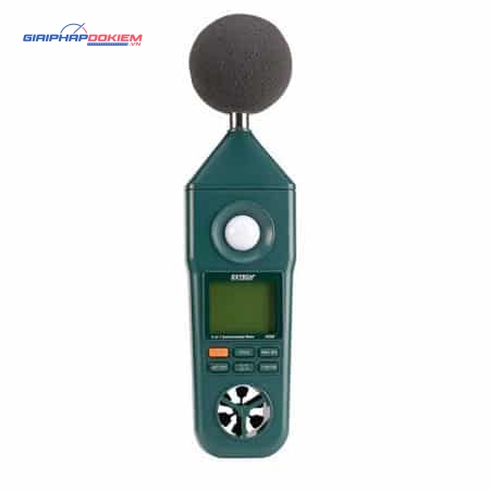 Máy đo nhiệt độ, độ ẩm, ánh sáng, tốc độ gió, độ ồn EXTECH EN300 4 Máy đo nhiệt độ, độ ẩm, ánh sáng, tốc độ gió, độ ồn EXTECH EN300