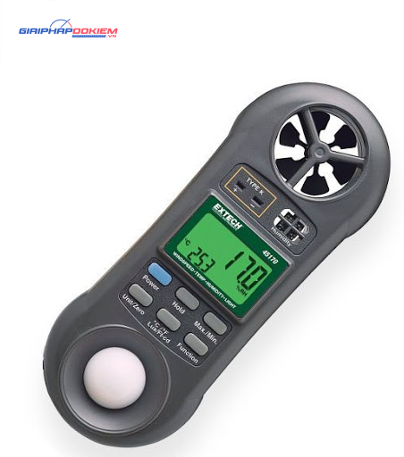 Máy đo nhiệt độ, độ ẩm, tốc độ gió, ánh sáng EXTECH 45170 4 Máy đo nhiệt độ, độ ẩm, tốc độ gió, ánh sáng EXTECH 45170