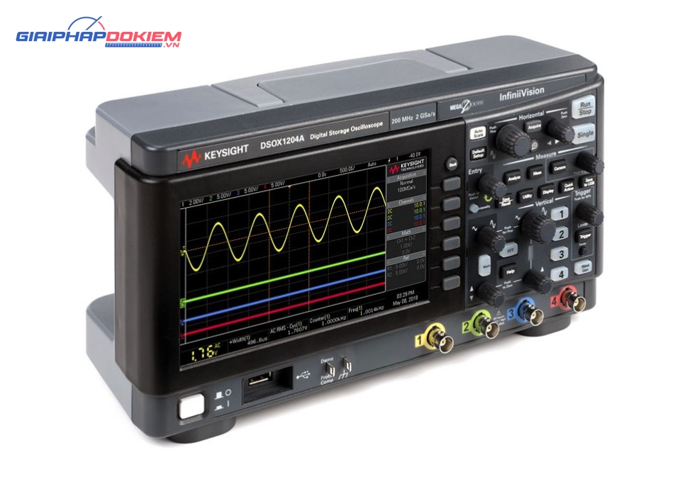 Máy hiện sóng số KEYSIGHT DSOX1204A (70Mhz, 4 kênh, 2 GSa/s) 2 Máy hiện sóng số KEYSIGHT DSOX1204A (70Mhz, 4 kênh, 2 GSa/s)