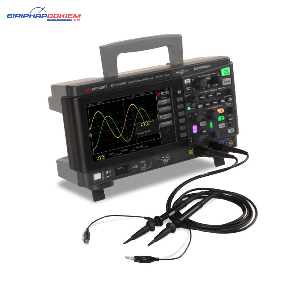 Máy hiện sóng số KEYSIGHT EDUX1052G (50 MHz, 2 kênh, 1 GSa/s. WaveGen 20-MHz ) 3 Máy hiện sóng số KEYSIGHT EDUX1052G (50 MHz, 2 kênh, 1 GSa/s. WaveGen 20-MHz )