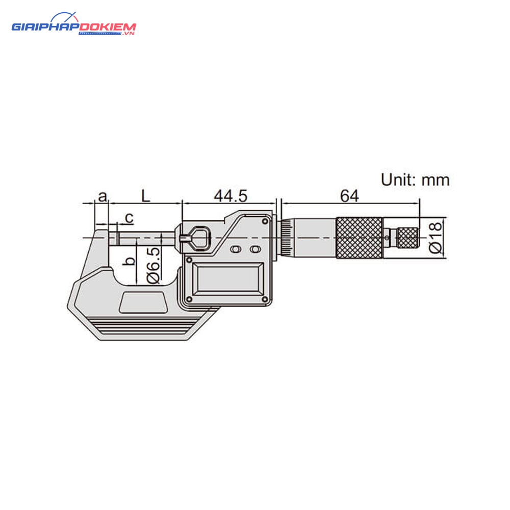 Panme điện tử đo ngoài Insize 3108-25A 4 Panme điện tử đo ngoài Insize 3108-25A