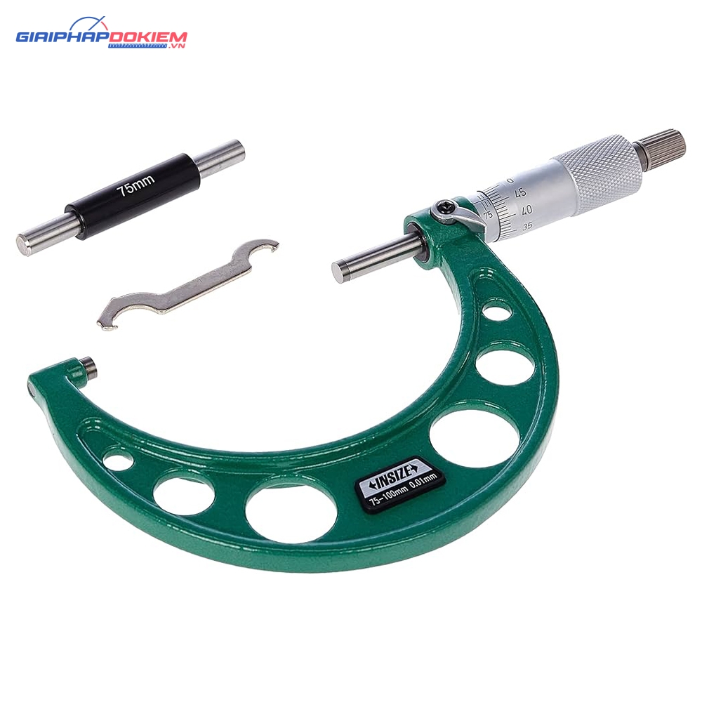 Panme đo ngoài cơ khí INSIZE 3203-100A (75-100mm / 0.01mm) 11 Panme đo ngoài cơ khí INSIZE 3203-100A