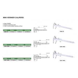 Thước cặp cơ Insize 1204-70 (70mm / 0.05mm)