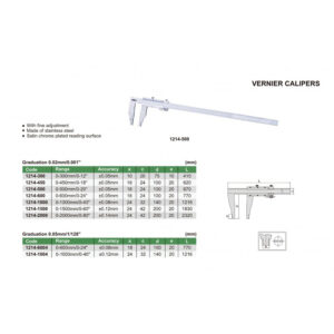 Thước cặp cơ INSIZE 1214-300 9 Thước cặp cơ INSIZE 1214-300