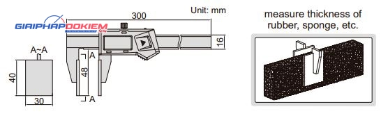 Thước kẹp điện tử mỏ phẳng Insize 1172-200 Thước kẹp điện tử mỏ phẳng Insize 1172-200
