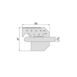 Thước đo mối hàn đa năng Insize 6832-1