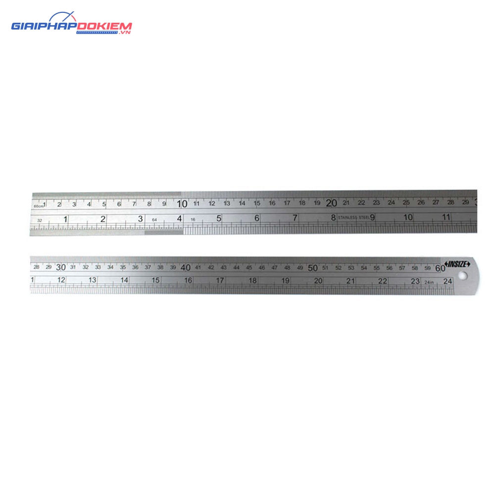 Thước Lá Thẳng Insize 7110-600 (600mm/24'') 3 Thước Lá Thẳng Insize 7110-600