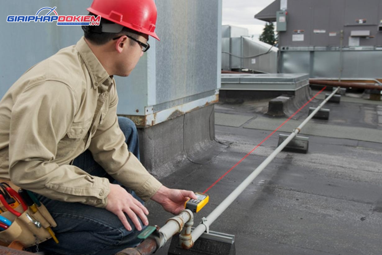 Máy đo khoảng cách bằng Laser Fluke 417D 25 Máy đo khoảng cách bằng Laser Fluke 417D