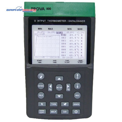 Máy đo ghi nhiệt độ đa kênh Prova 800 40 Prova 800