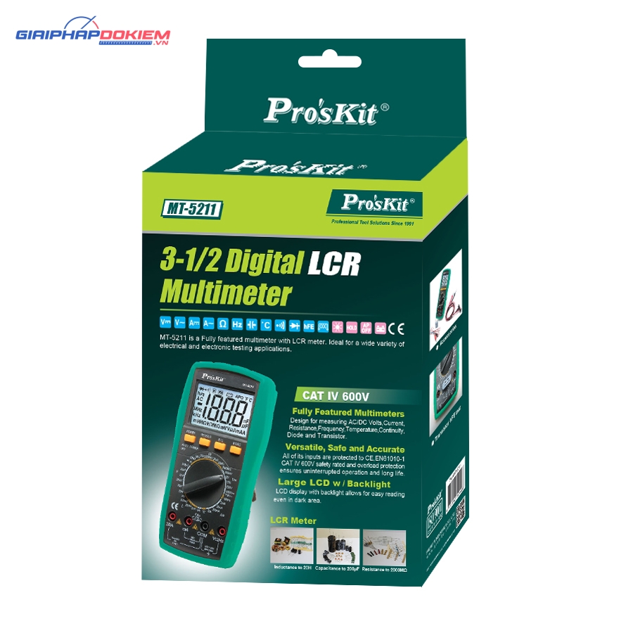 Đồng hồ đo LCR Pro'skit MT-5211 5 Đồng hồ đo LCR Pro'skit MT-5211