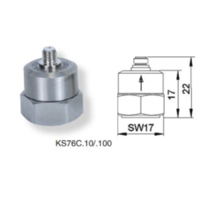 Cảm biến gia tốc MMF KS76C100 (100mV/g, ±60g, 24000Hz) 9 Cảm biến gia tốc MMF KS76C100 (100mV/g, ±60g, 24000Hz)