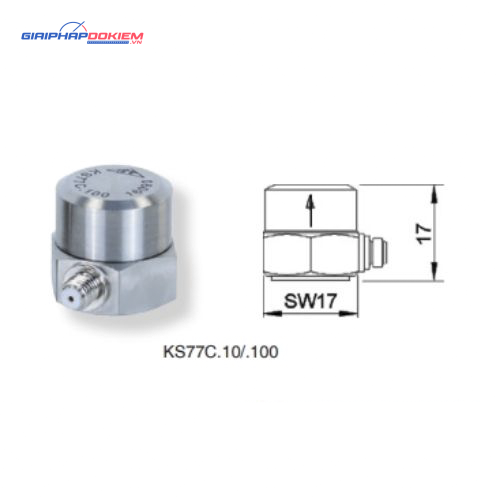 Cảm biến gia tốc độ nhạy cao MMF KS77C10 (10mV/g, ±600 g, 33000 Hz) 7 Cảm biến gia tốc độ nhạy cao MMF KS77C10 (10mV/g, ±600 g, 33000 Hz)