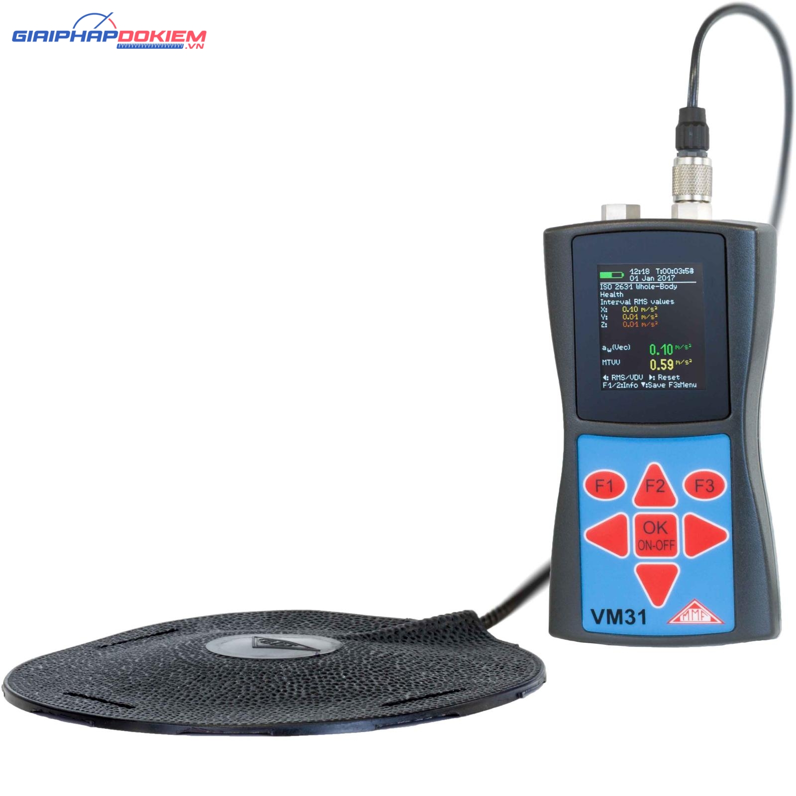 Máy phân tích độ rung cánh tay con người MMF VM31 (800 m/s², 100-10000mm/s, 250~15000µm) 5 Máy phân tích độ rung cánh tay con người MMF VM31 (800 m/s², 100-10000mm/s, 250~15000µm)