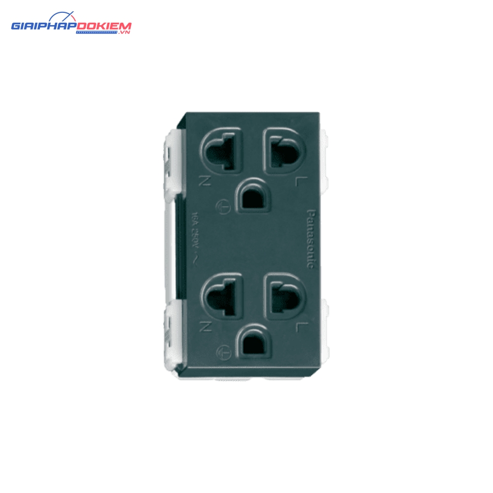 Ổ cắm đôi 3 chấu Panasonic WEV1582-7SW 4 Ổ cắm đôi 3 chấu Panasonic WEV1582-7SW