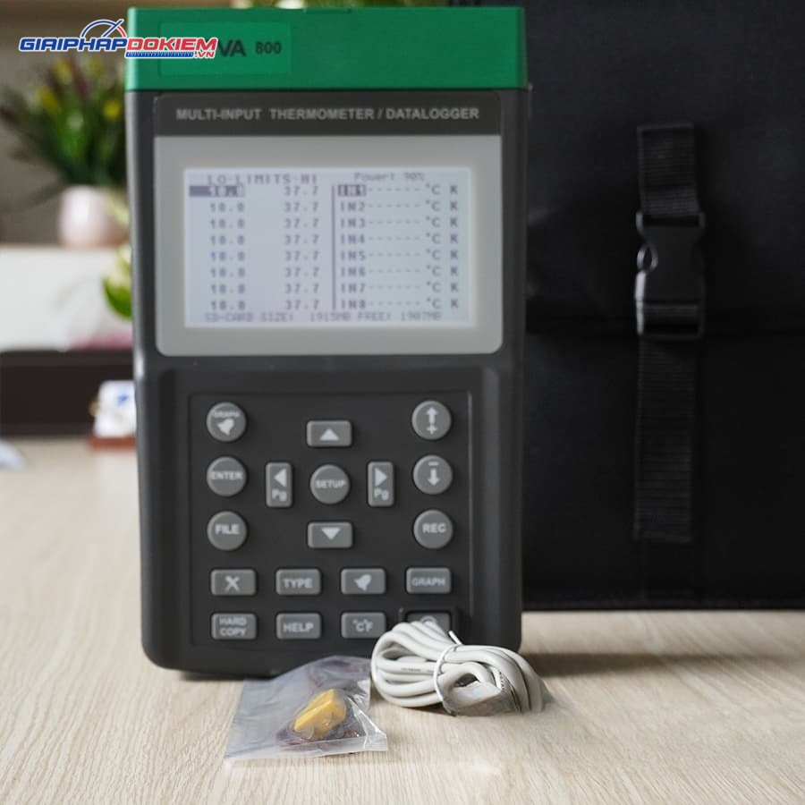 Máy đo ghi nhiệt độ đa kênh Prova 800 12 Máy đo ghi nhiệt độ đa kênh Prova 800