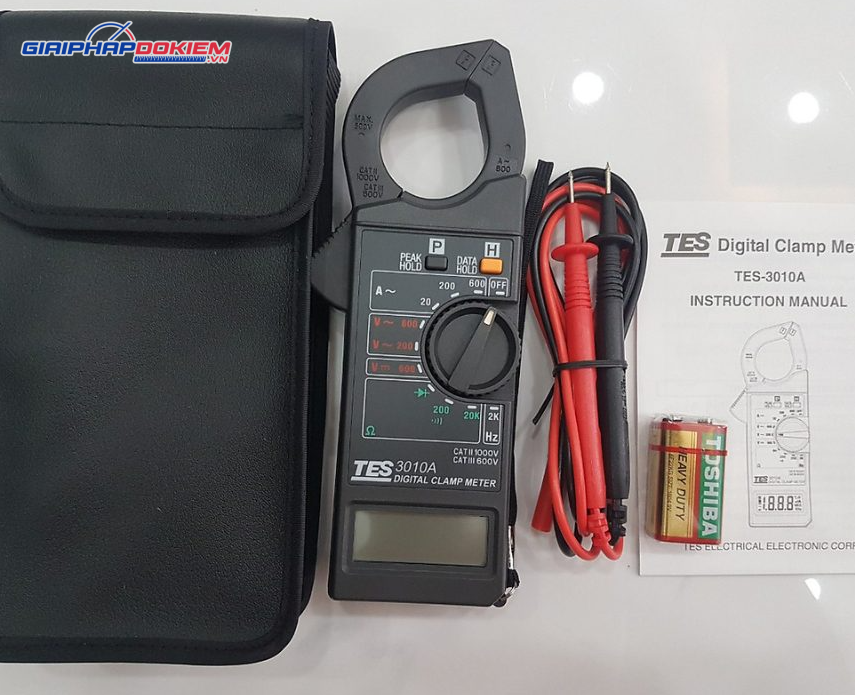 Đồng hồ ampe kìm TES 3010A 9 Đồng hồ ampe kìm TES 3010A
