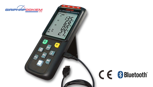 Máy đo nhiệt độ 4 kênh không dây CENTER 521 3 Máy đo nhiệt độ 4 kênh không dây CENTER 521