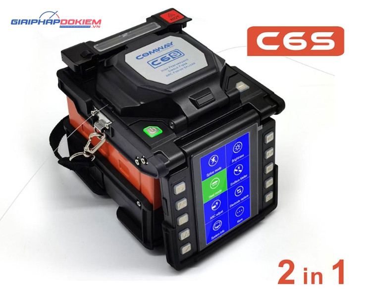 Máy hàn cáp quang Comway C6S 6 Máy hàn cáp quang Comway C6S