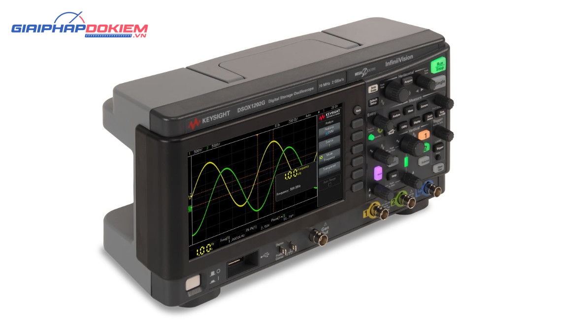 Máy hiện sóng số KEYSIGHT DSOX1202G (+Opt DSOX1202A-100 100Mhz, 2 CH, 2 GSa/s, WaveGen 20-MHz ) 4 Máy hiện sóng số KEYSIGHT DSOX1202G (+Opt DSOX1202A-100 100Mhz, 2 CH, 2 GSa/s, WaveGen 20-MHz )