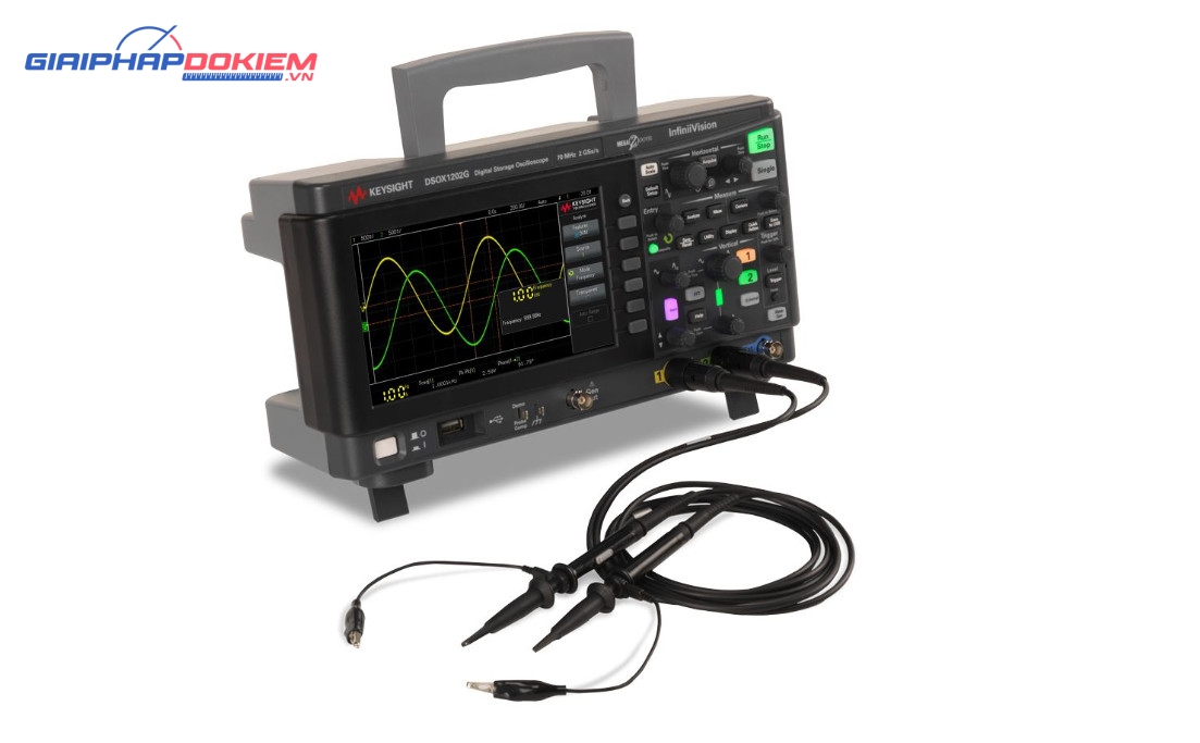 Máy hiện sóng số KEYSIGHT DSOX1202G ( 70Mhz, 2 CH, 2 GSa/s, WaveGen 20-MHz ) 4 Máy hiện sóng số KEYSIGHT DSOX1202G ( 70Mhz, 2 CH, 2 GSa/s, WaveGen 20-MHz )