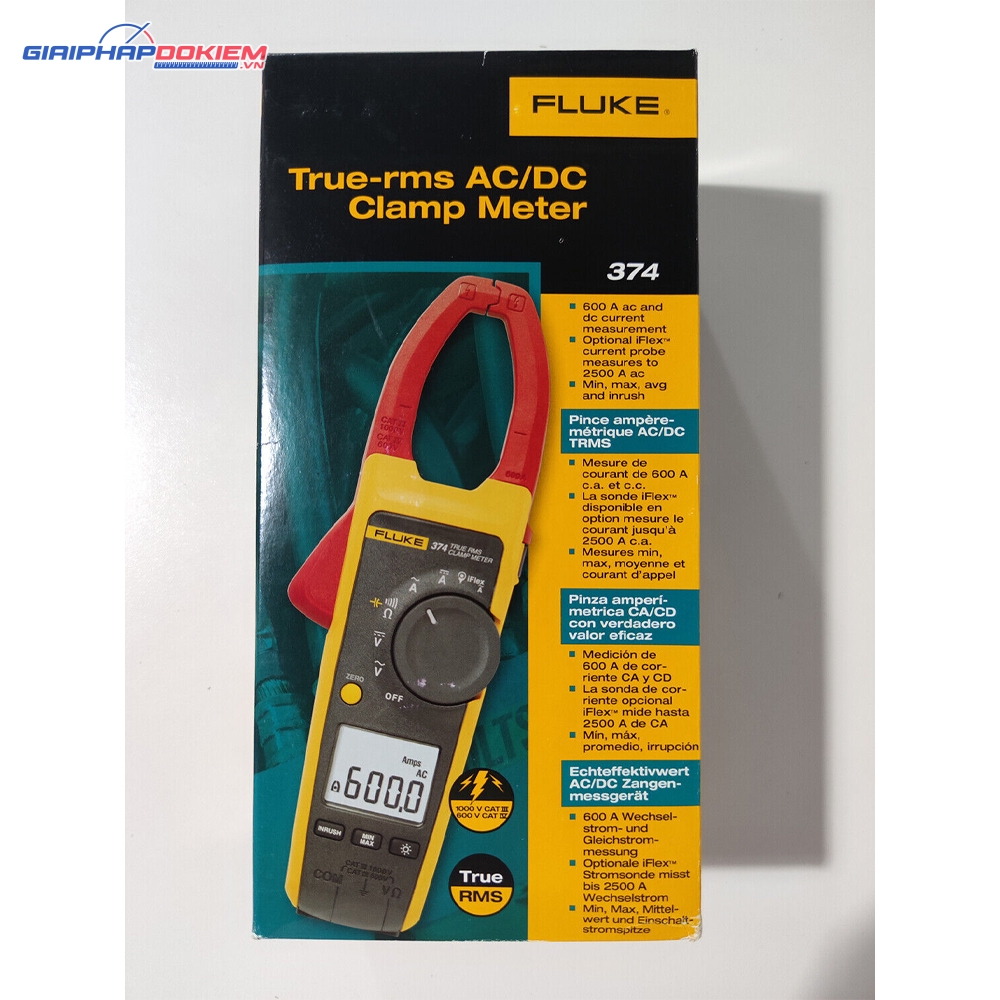 Ampe kìm AC/DC FLUKE 374 16 Ampe kìm AC/DC FLUKE 374