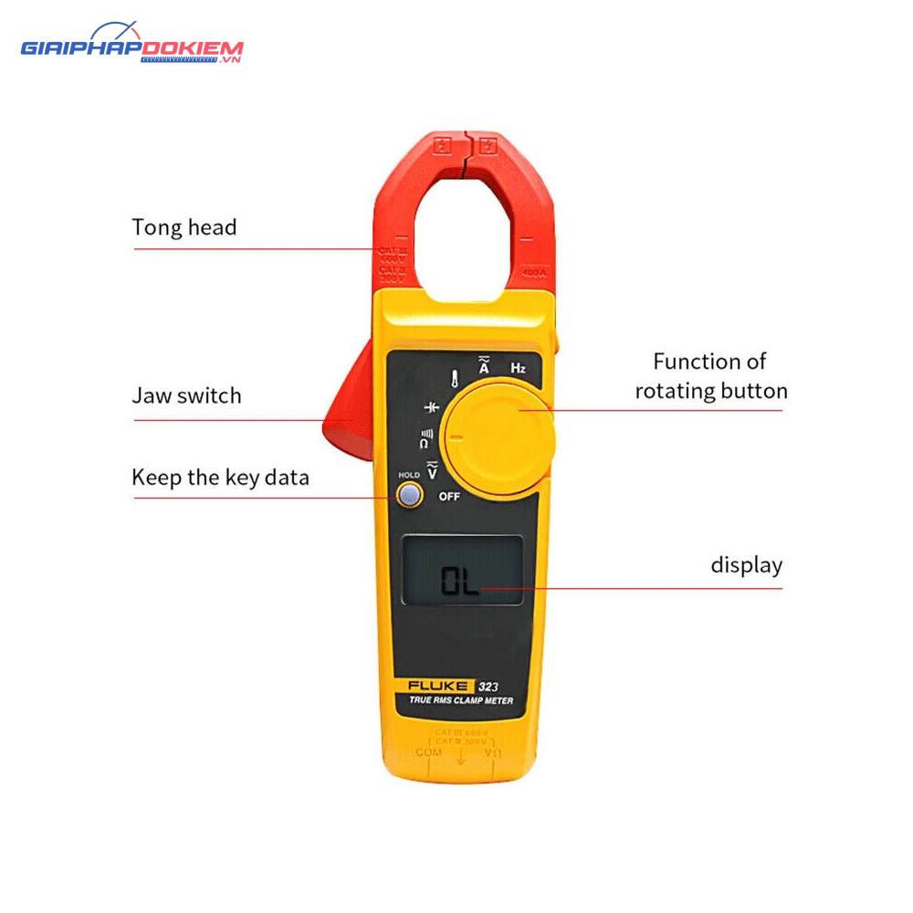 Ampe kìm FLUKE 323 (AC 400A; True RMS) 13 Ampe kìm FLUKE 323 (AC 400A; True RMS)