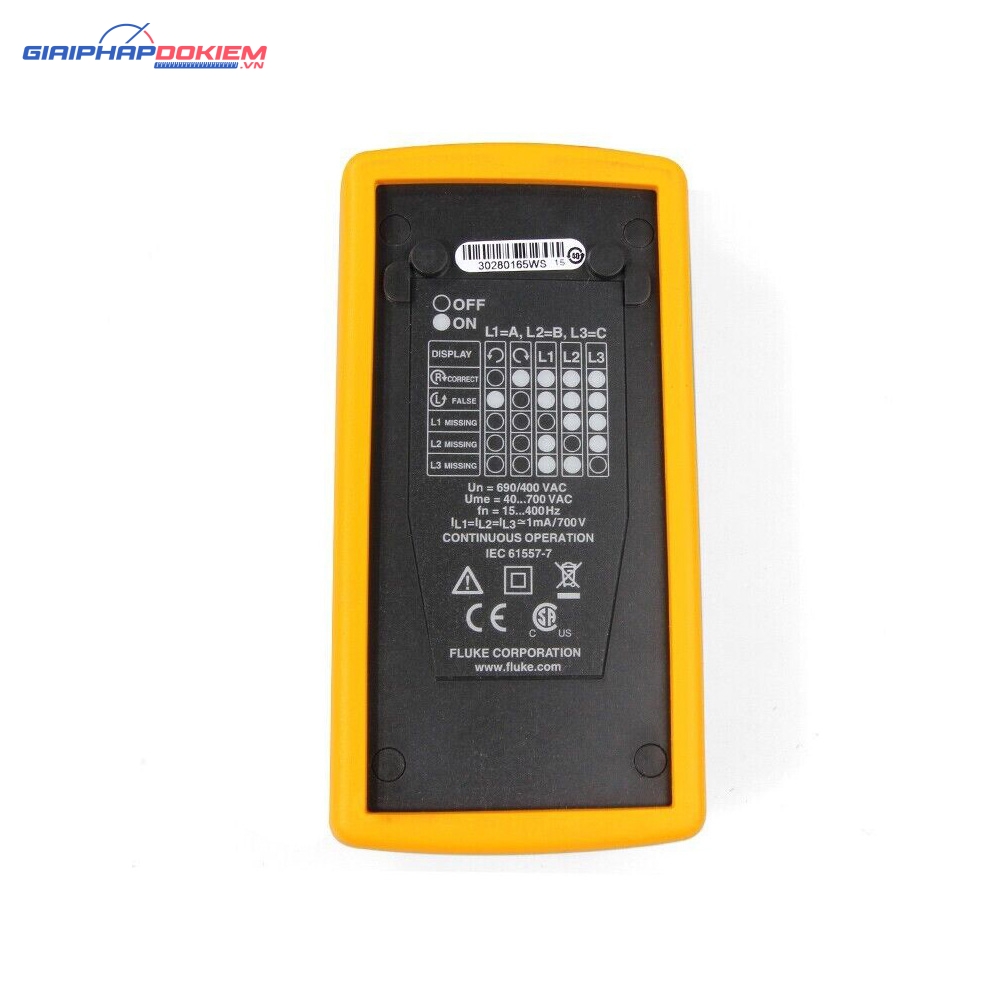 Thiết bị đo thứ tự pha Fluke 9040 15 Thiết bị đo thứ tự pha Fluke 9040