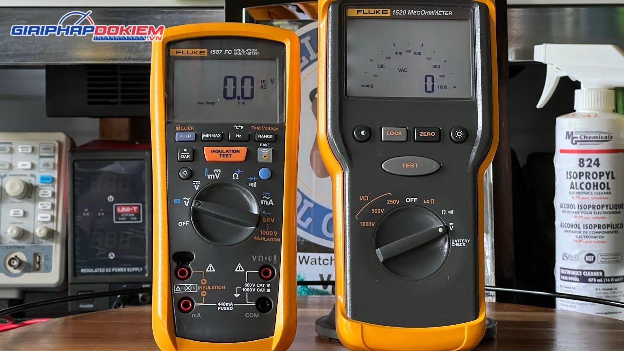 Máy đo điện trở vạn năng FLUKE 1587 19 Máy đo điện trở vạn năng FLUKE 1587