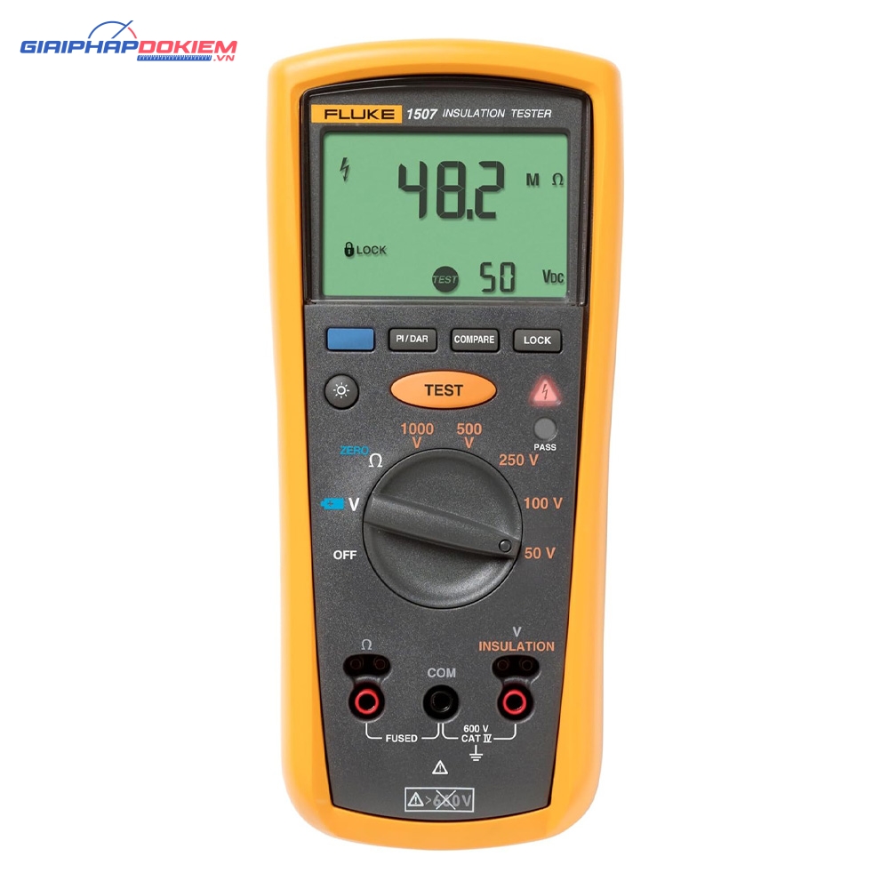 MÁY ĐO ĐIỆN TRỞ CÁCH ĐIỆN FLUKE 1507 (1000V, 10GΩ) 43 máy đo điện trở cách điện FLUKE 1507