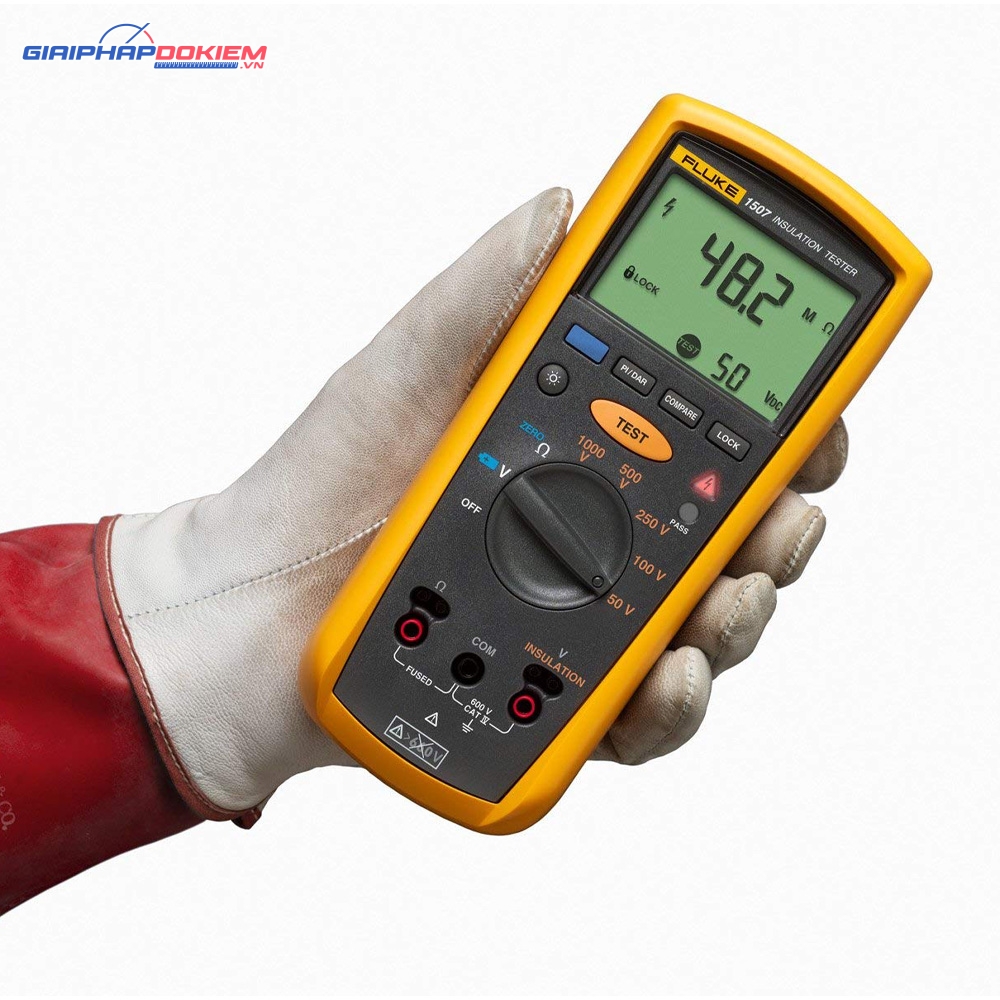 MÁY ĐO ĐIỆN TRỞ CÁCH ĐIỆN FLUKE 1507 (1000V, 10GΩ) 44 MÁY ĐO ĐIỆN TRỞ CÁCH ĐIỆN FLUKE 1507 (1000V, 10GΩ)