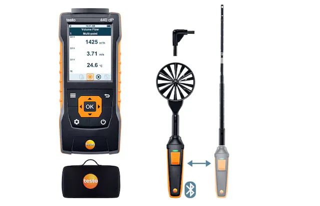 Máy đo môi trường Testo 440 dP Máy đo môi trường Testo 440 dP
