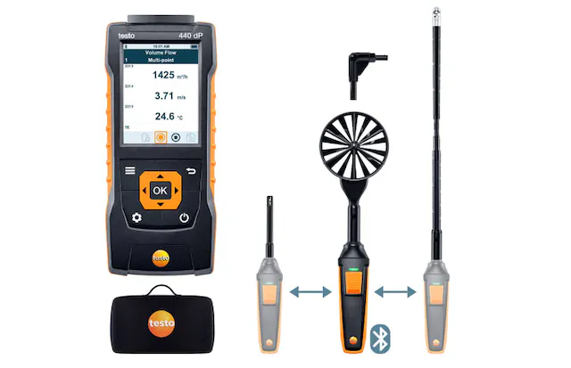 Máy đo môi trường Testo 440 dP Máy đo môi trường Testo 440 dP